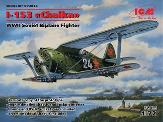 ICM I-153 "Chaika", WWII Soviet Biplane Fighter