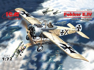 ICM Fokker E.IV, WWI German Fighter Plane