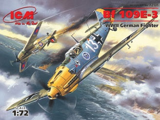 ICM Messerschmitt Bf 109E-3, WWII German Fighter Plane