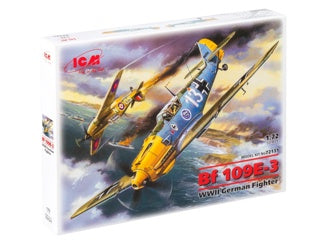 ICM Messerschmitt Bf 109E-3, WWII German Fighter Plane