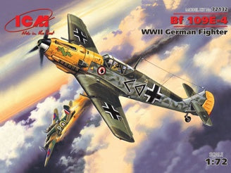 ICM Messerschmitt Bf 109E-4, WWII German Fighter Plane