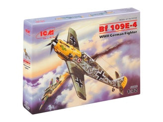 ICM Messerschmitt Bf 109E-4, WWII German Fighter Plane