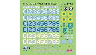 ICM The Ghost of Kyiv (MiG-29 of Ukrainian Air Forces)