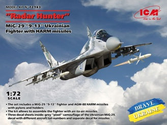 ICM Radar Hunter, MiG-29 '9-13' Ukrainian Fighter with HARM Missiles