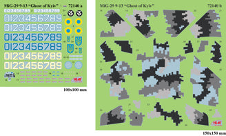 ICM Radar Hunter, MiG-29 '9-13' Ukrainian Fighter with HARM Missiles