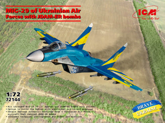 ICM MiG-29 of Ukrainian Air Forces with JDAM-ER Bombs