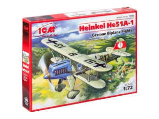 ICM Heinkel He 51A-1, German Biplane Fighter