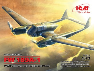ICM FW 189A-1, WWII German Reconnaissance Plane