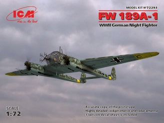 ICM FW 189A-1, WWII German Night Fighter Plane