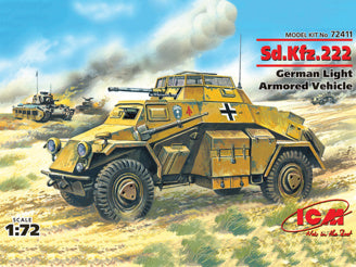 ICM Sd.Kfz.222, German Light Armoured Vehicle