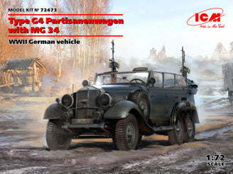 ICM Type G4 Partisanenwagen with MG 34, WWII German Vehicle