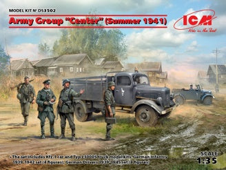 ICM Army Group Centre, Summer 1941 (Kfz.1 Car, Typ L3000S Truck & 8 Figures)