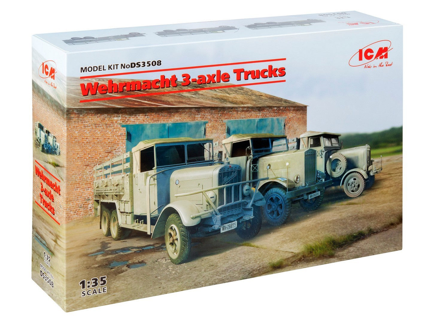 ICM Wehrmacht 3-axle Trucks - ICMDS3508