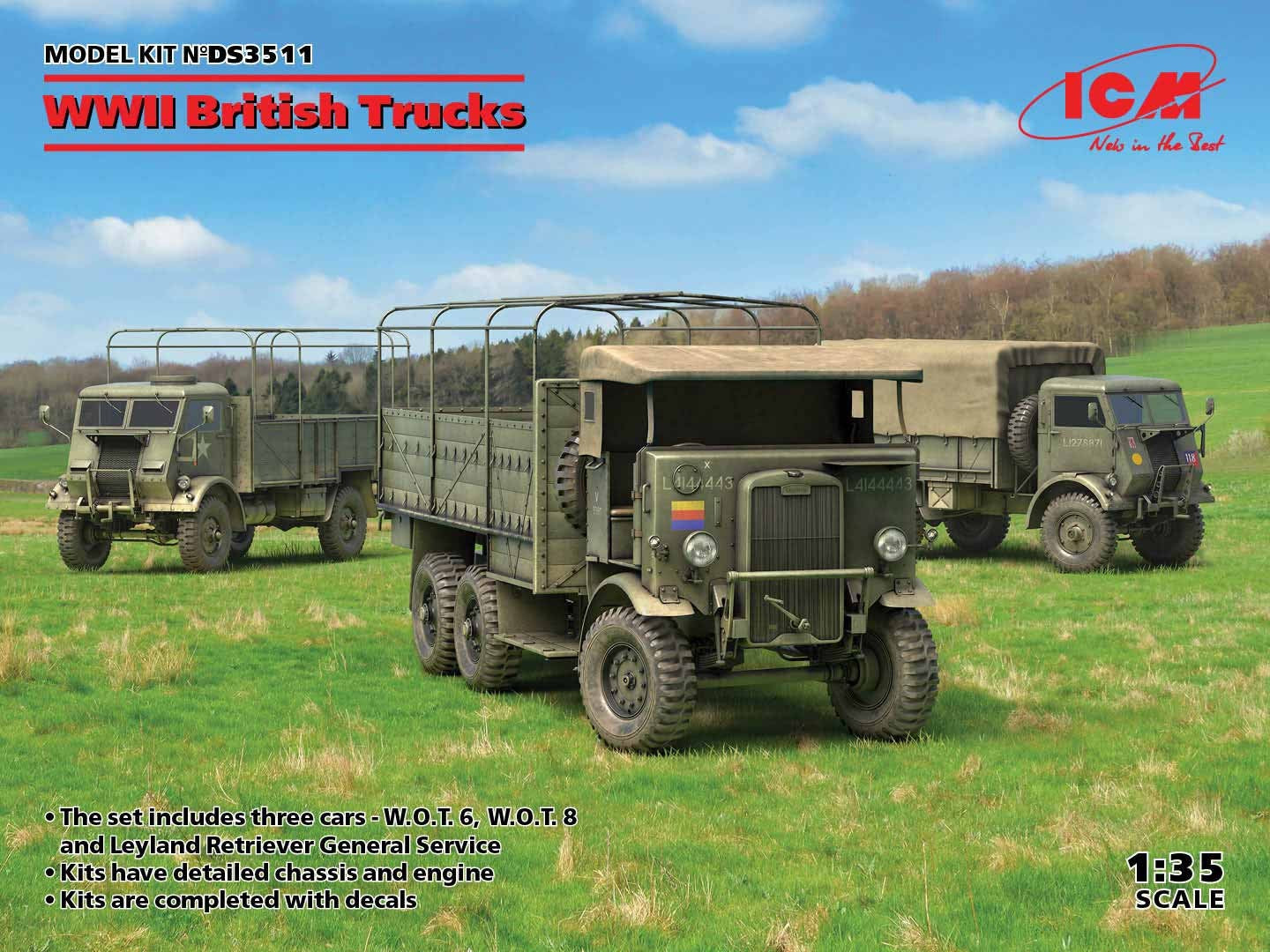 ICM WWII British Trucks - ICMDS3511