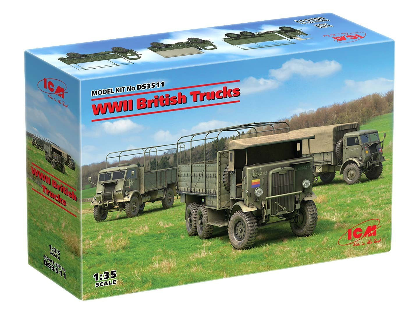 ICM WWII British Trucks - ICMDS3511
