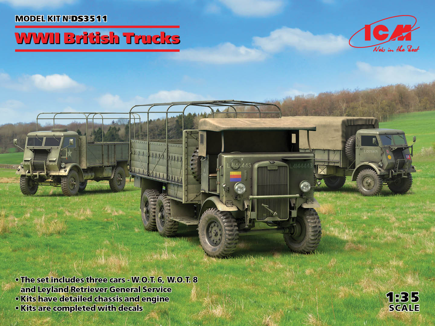 ICM WWII British Trucks - ICMDS3511