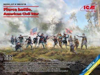 ICM Fierce Battle, American Civil War with 16 Figures