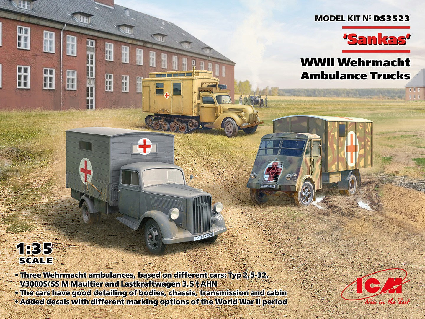 ICM 'Sankas' WWII Wehrmacht - ICMDS3523