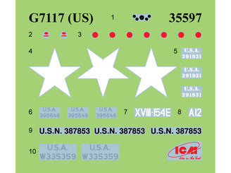 ICM Festive Dinner On The Front Line (U.S. Wwii G7117 Kitchen Truck, Figures & Accessories) ICMDS3532