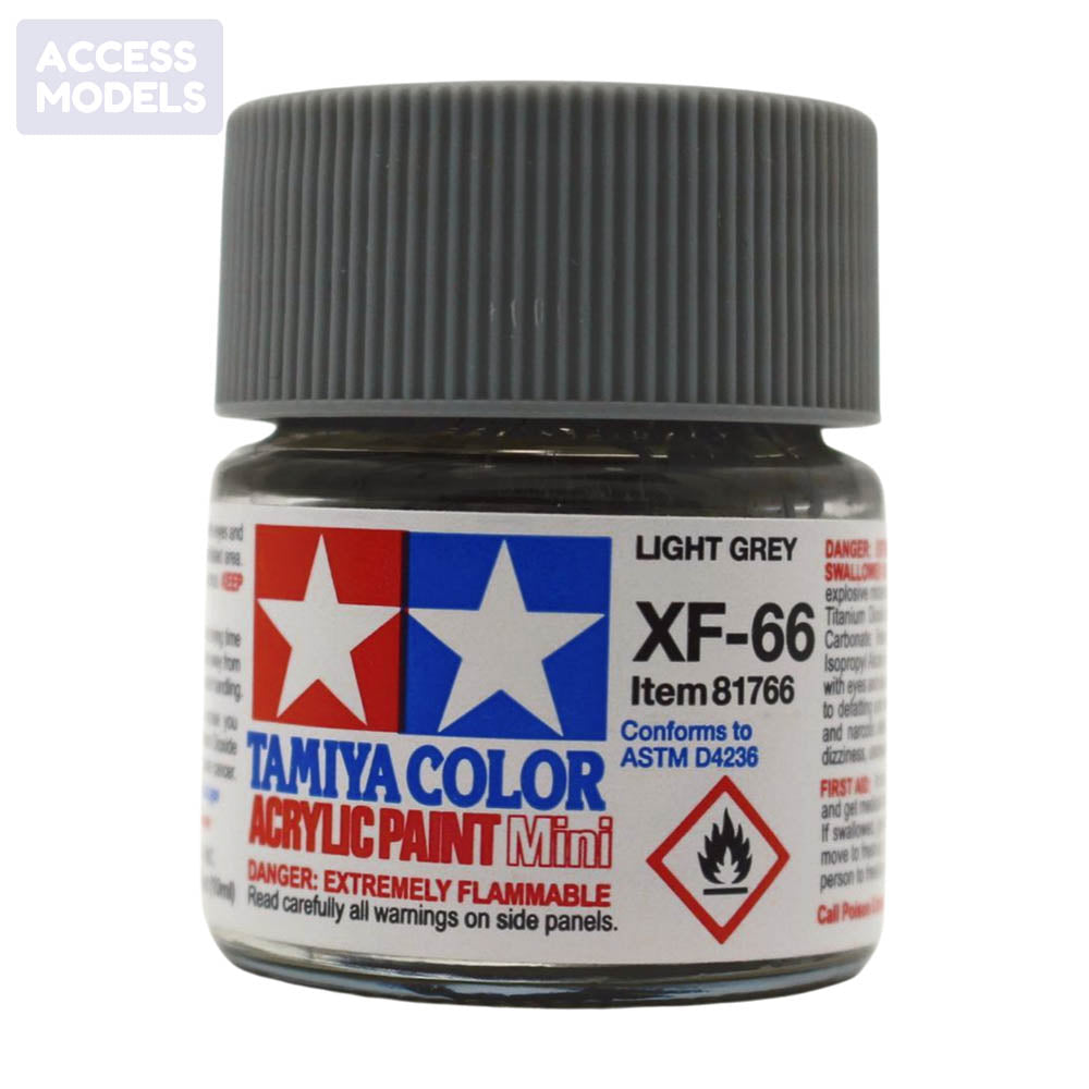 Tamiya Acrylic Paints 10Ml Xf66 Light Grey