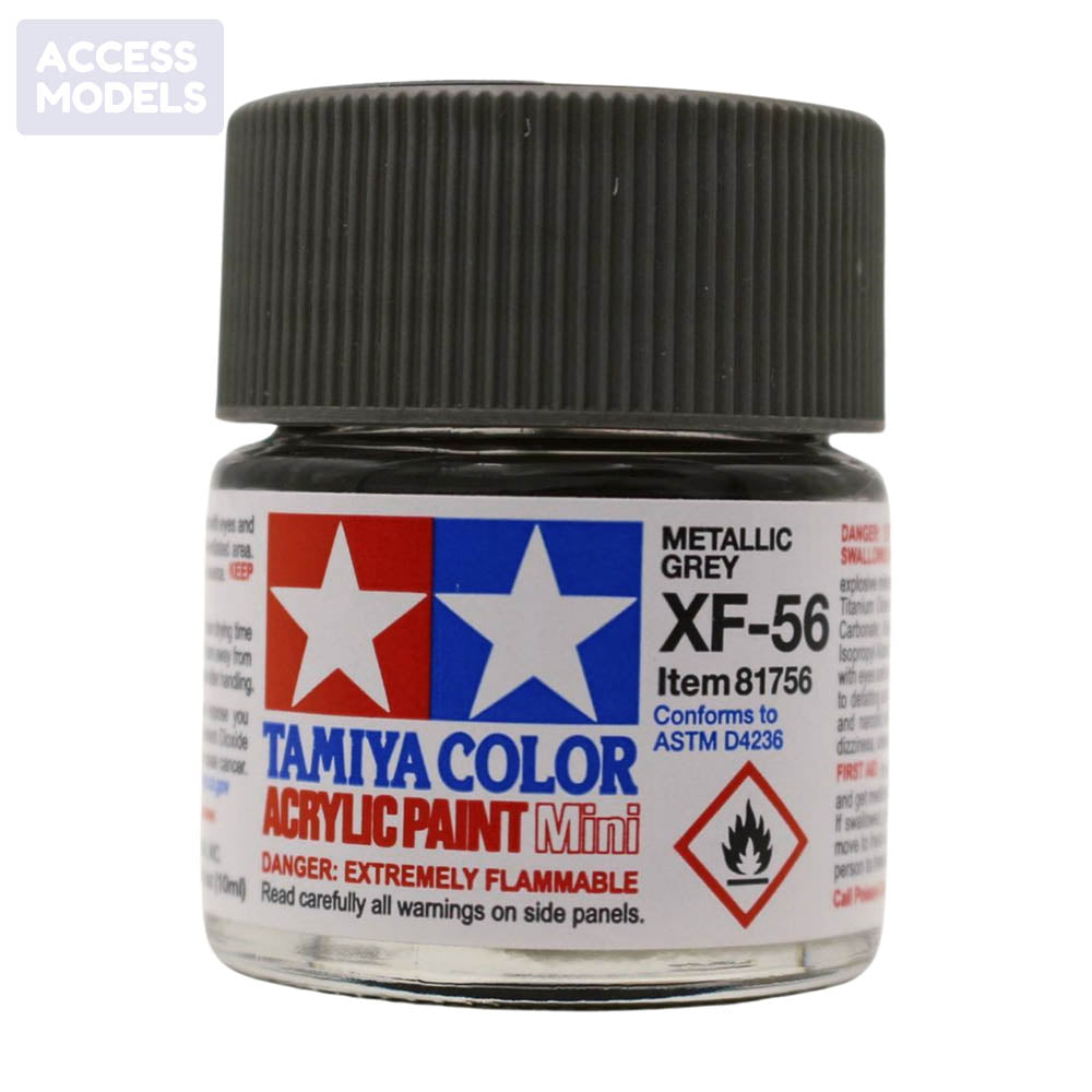 Tamiya Acrylic Paints 10Ml Xf56 Metallic Grey