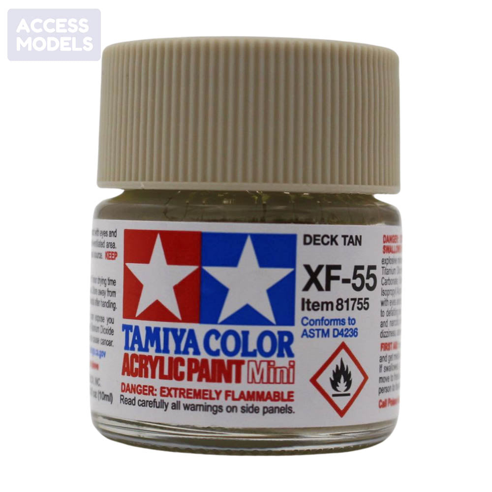 Tamiya Acrylic Paints 10Ml Xf55 Deck Tan