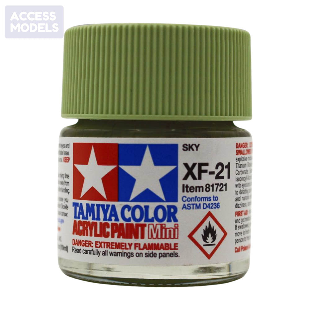 Tamiya Acrylic Paints 10Ml Xf21 Sky