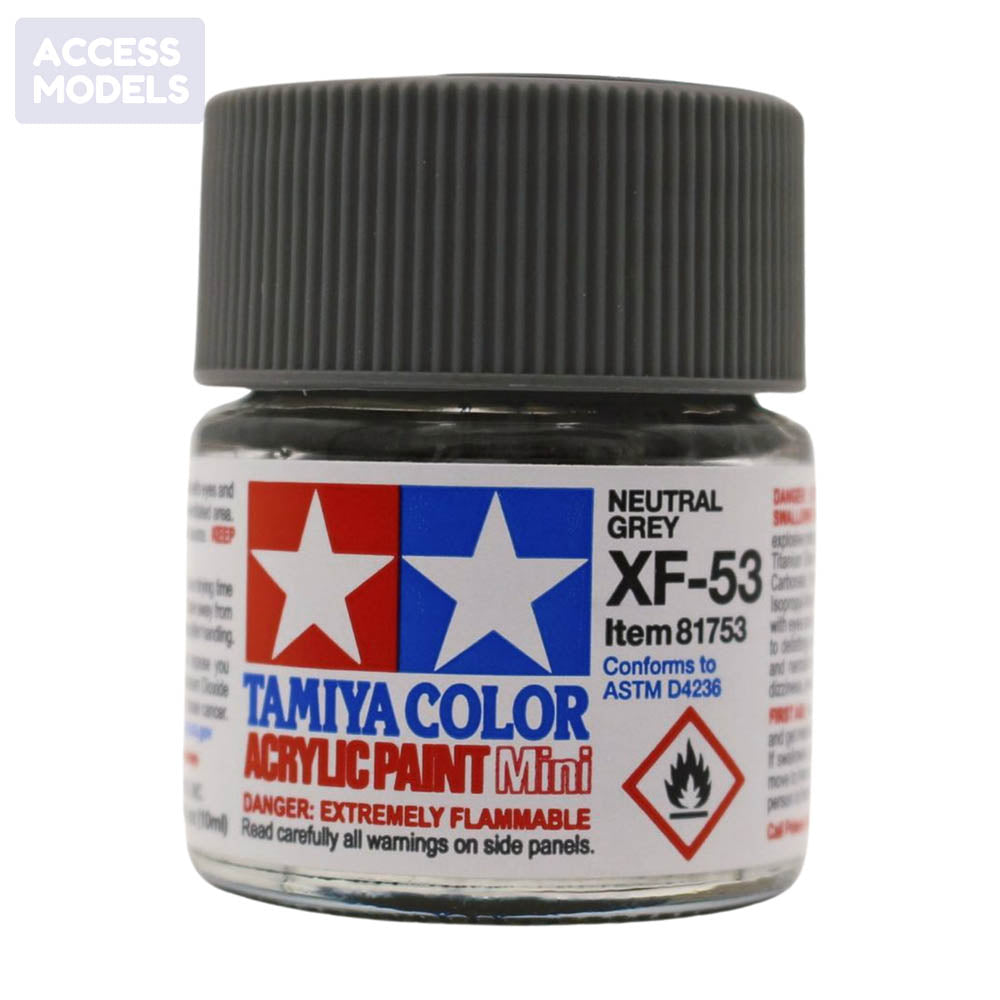 Tamiya Acrylic Paints 10Ml Xf53 Neutral Grey