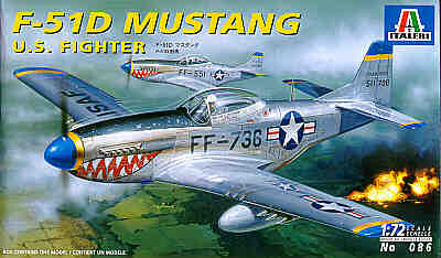 North-American P-51D Mustang Decals: 65th Sqn RAF 1945, USAF Korea 1950, NZAF 1953.