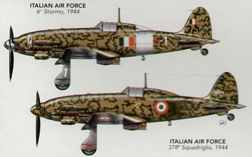 RE-RELEASED!!! Macchi C.205 'Veltro' Decals Italian Air Force 6 Stormo 1944 and 378 Squadriglia 1944.