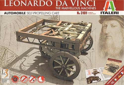 Leonardo Da Vinci Self-Propelling Cart The Marvellous Machines