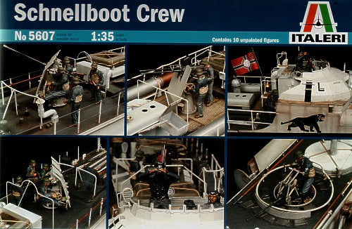 S-100 Schnellboot Torpedo Boat Crew (designed to be used with Italeri kits)