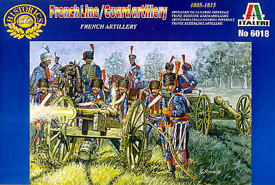 2 French Line/Guard Artillery cannons