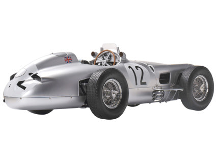 Mercedes-Benz W196 R model kit Stirling Moss #12 1/8 scale detailed model of iconic racing car.