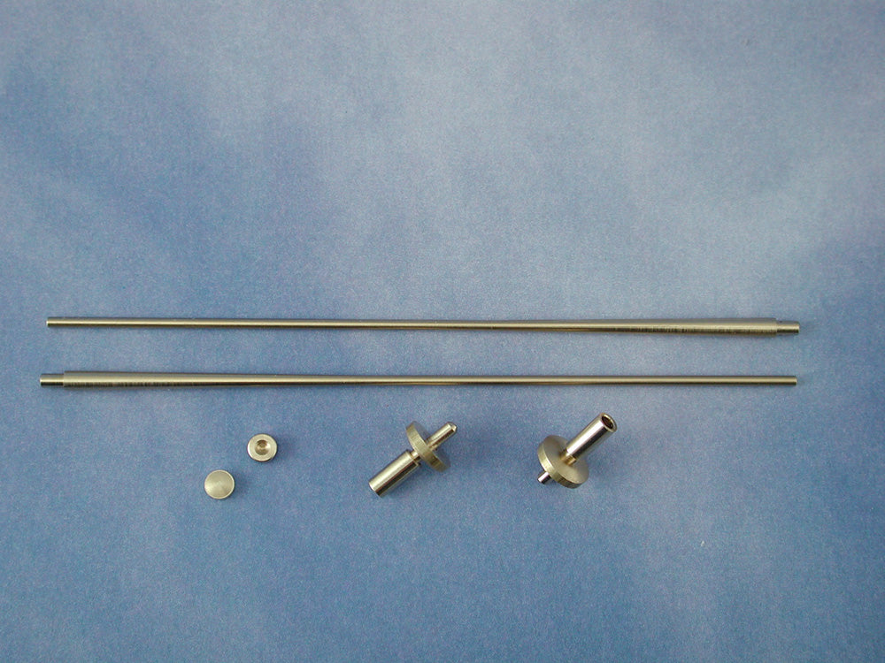 Vertical Flagstaff Complete (Brass)(Pk2)