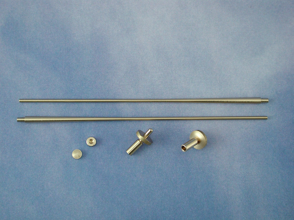 Angled Flagstaff Complete (Brass)(Pk2)