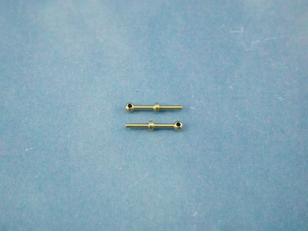 1 Hole Stanchion, Brass 6mm (Pk10)