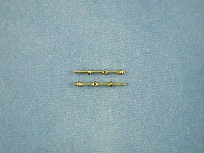 1 Hole Capping Stanchion, Brass 10mm (pk10)