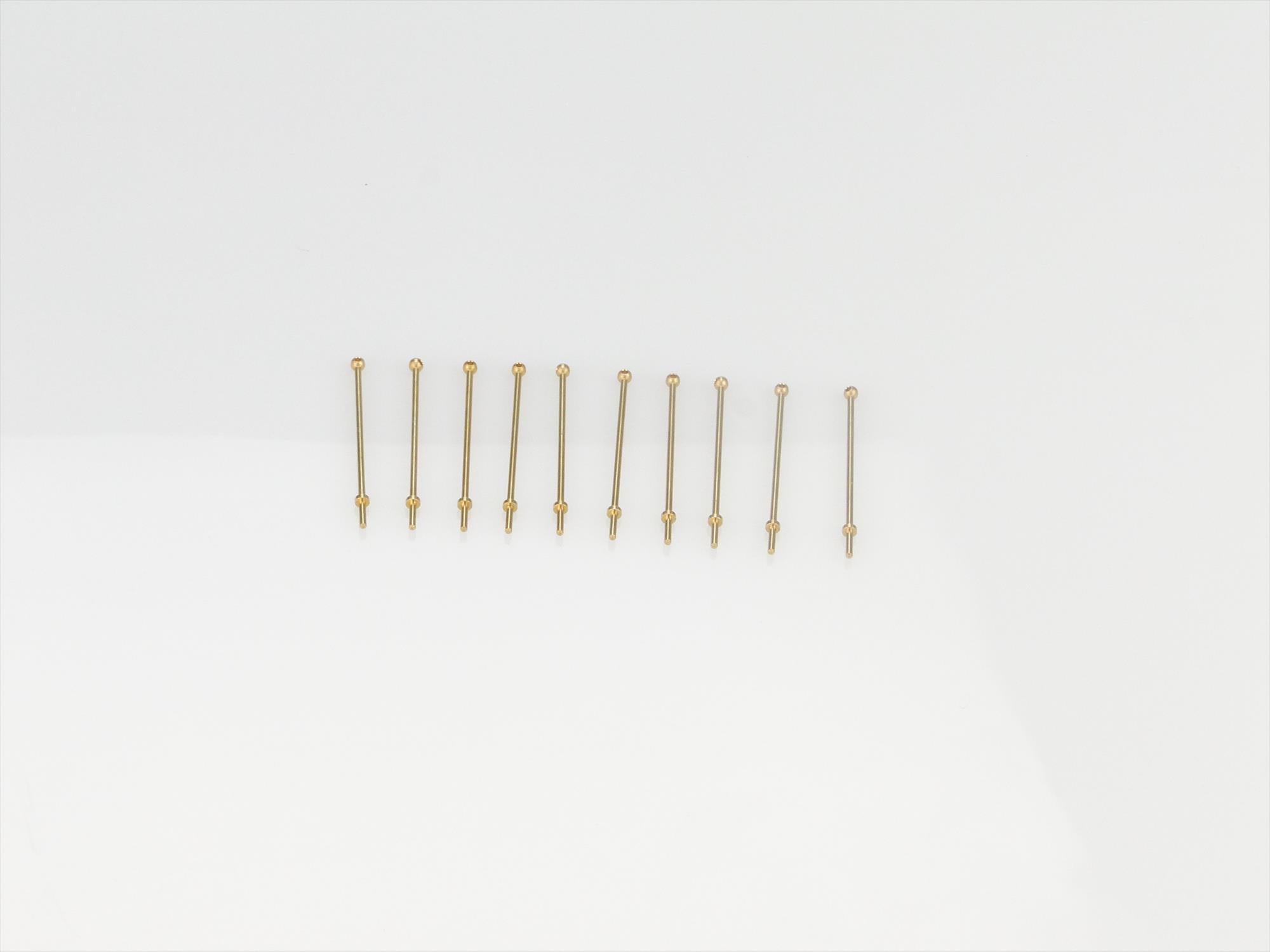 1 Hole Stanchion, Brass 25mm (Pk10)