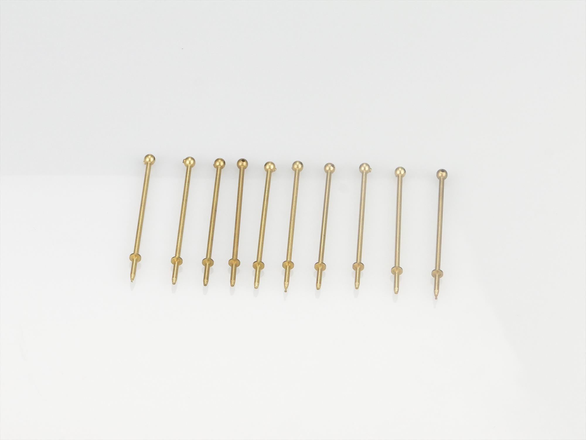 1 Hole Stanchion, Brass 35mm (Pk10)