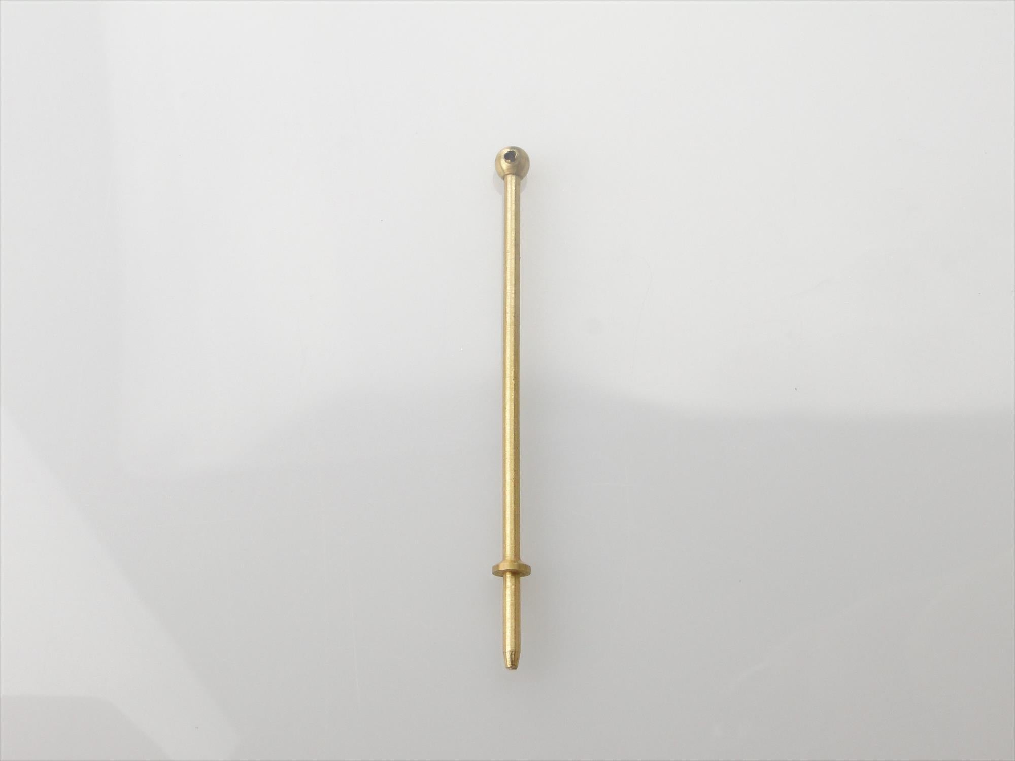 1 Hole Stanchion, Brass 35mm (Pk10)