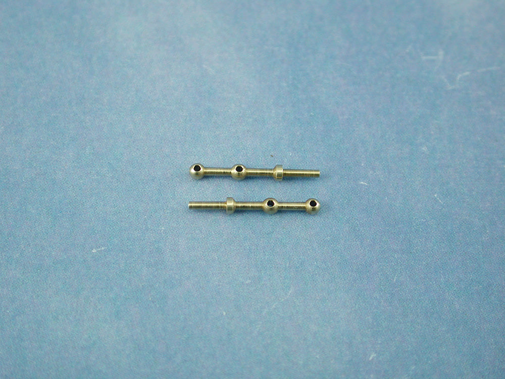 2 Hole Stanchion, Brass 10mm (Pk10)
