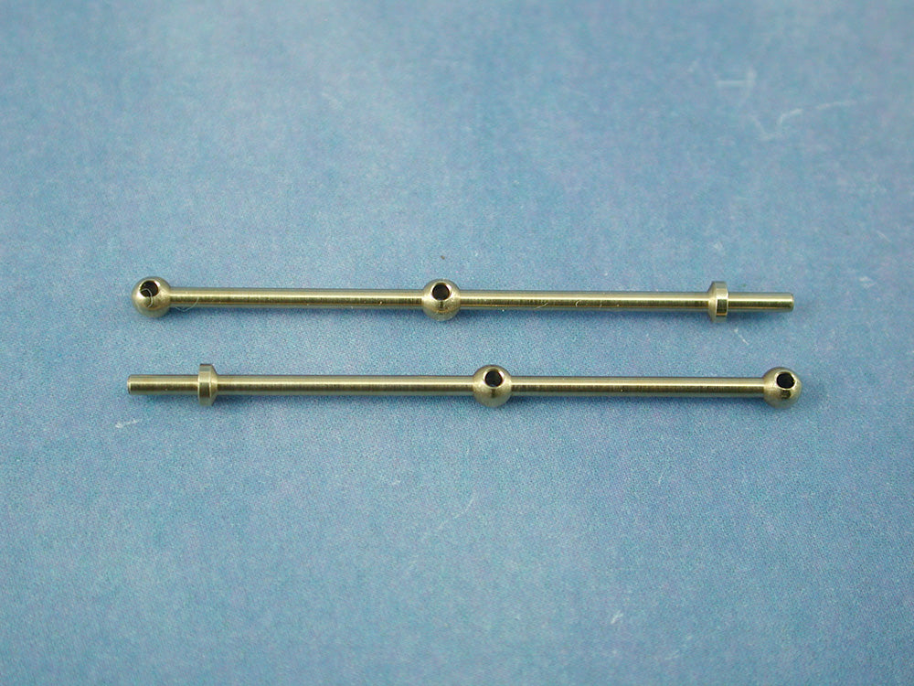2 Hole Stanchion, Brass 35mm (Pk10)
