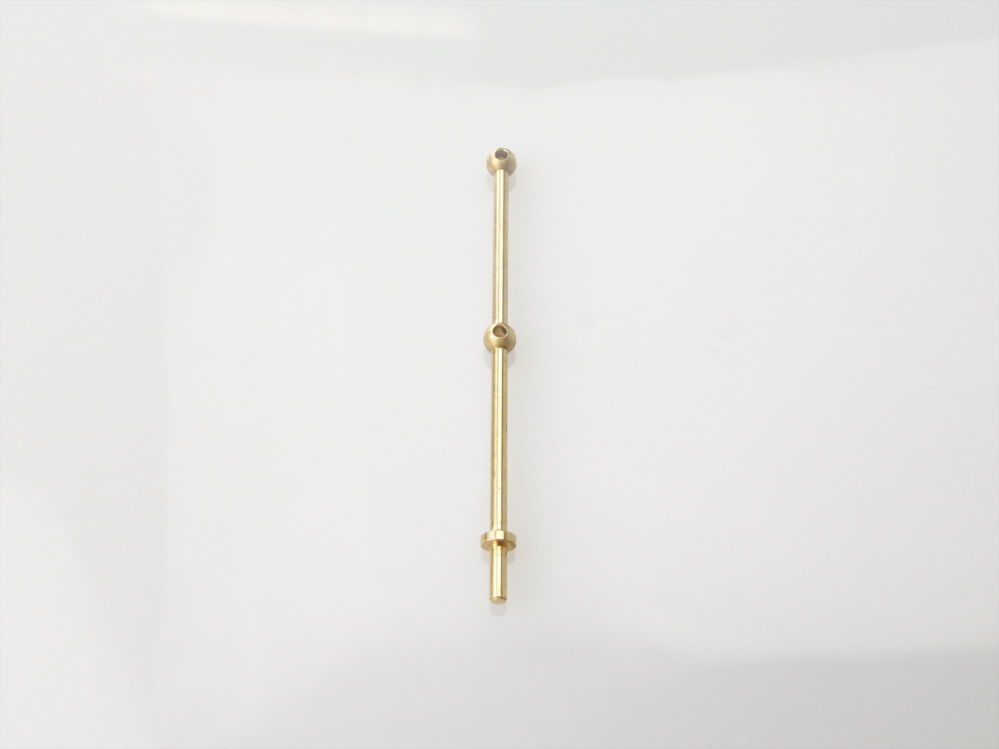2 Hole Stanchion, Brass 35mm (Pk10)
