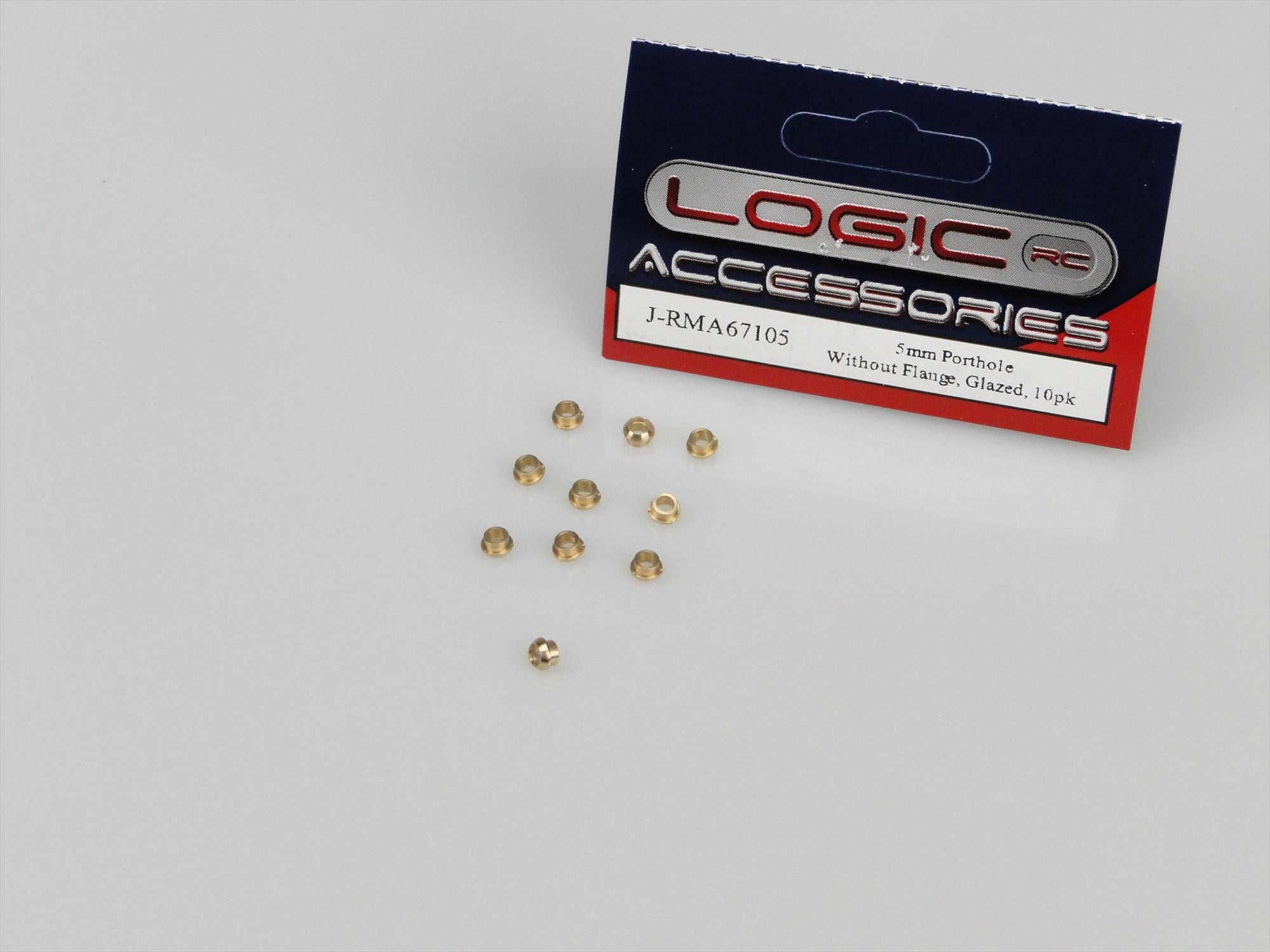 Porthole, 5mm, Without Flange, Glazed, 10pk