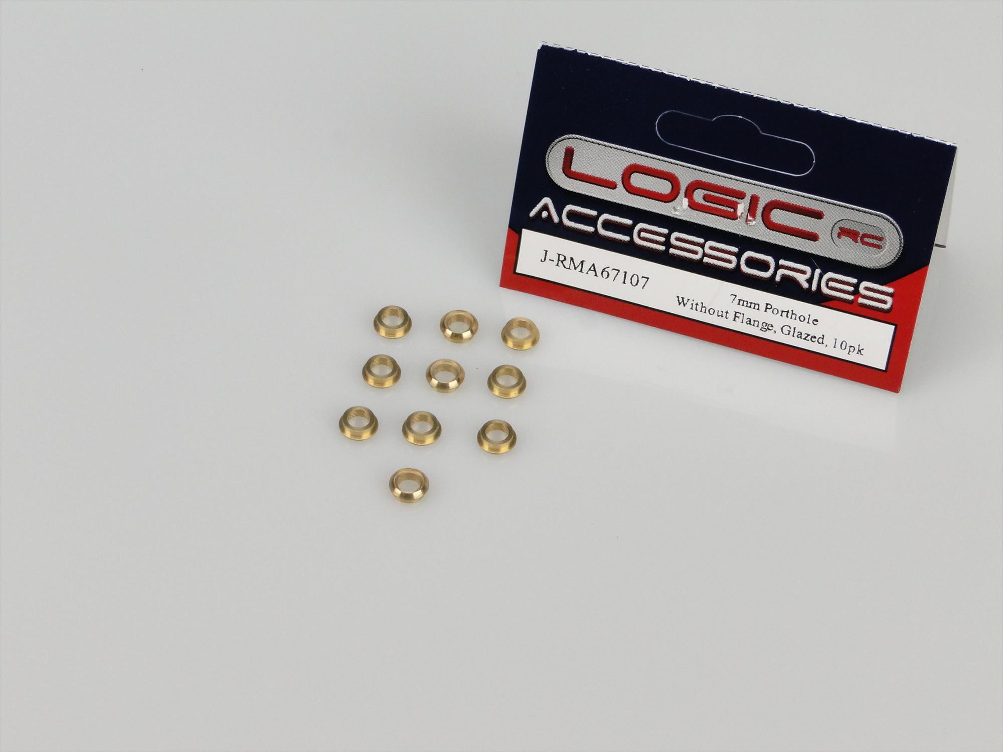 Porthole, 7mm, Without Flange, Glazed, 10pk