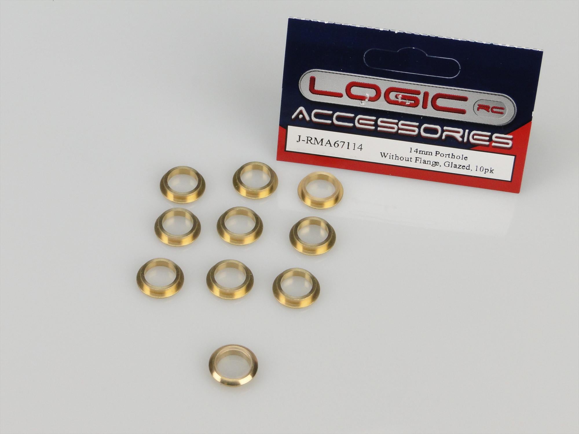 Porthole, 14mm, Without Flange, Glazed, 10pk