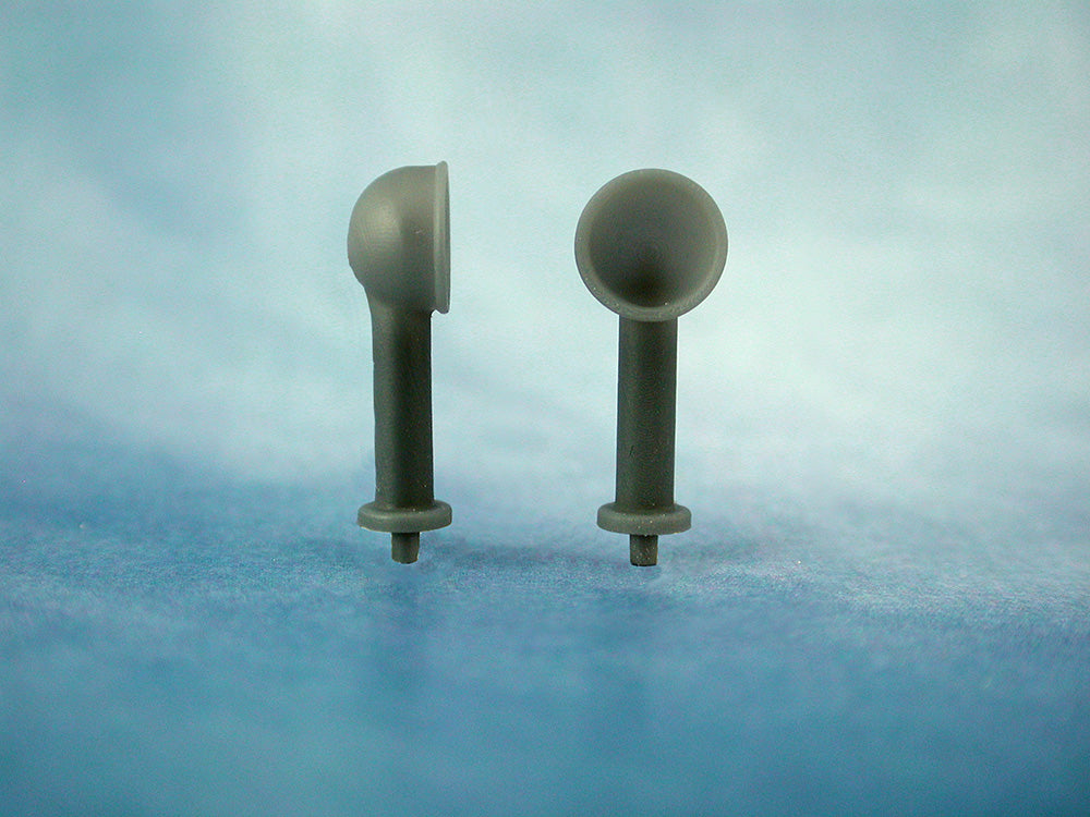 Cowl Ventilators (Resin) ¥7.5, H18mm(Pk2)