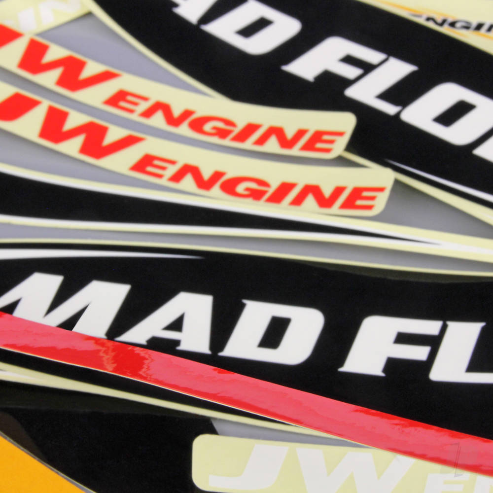 Joysway Decal Stickers (Mad Flow Brushed / Brushless) JOY860303 - RC Bodies & Accessories