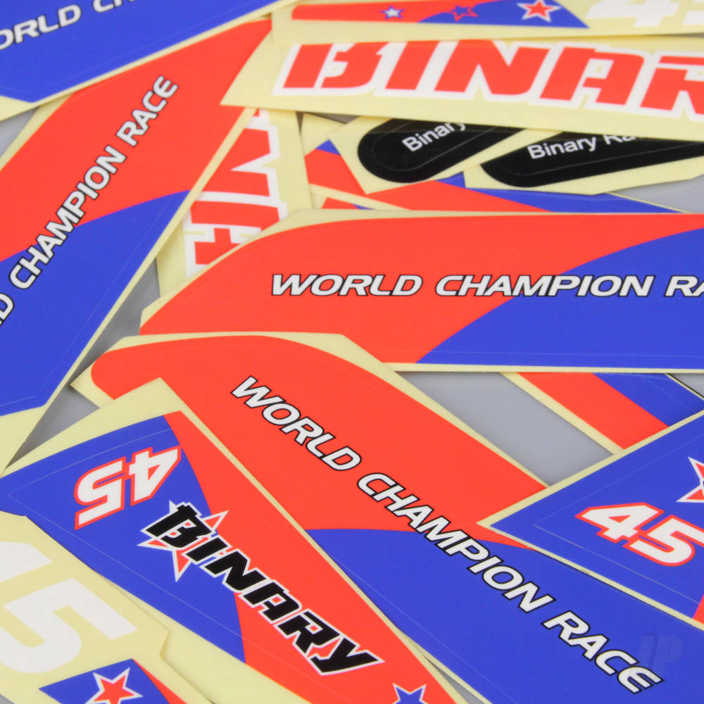 Joysway Red Colour Decal Stickers JOY880703R - RC Bodies & Accessories
